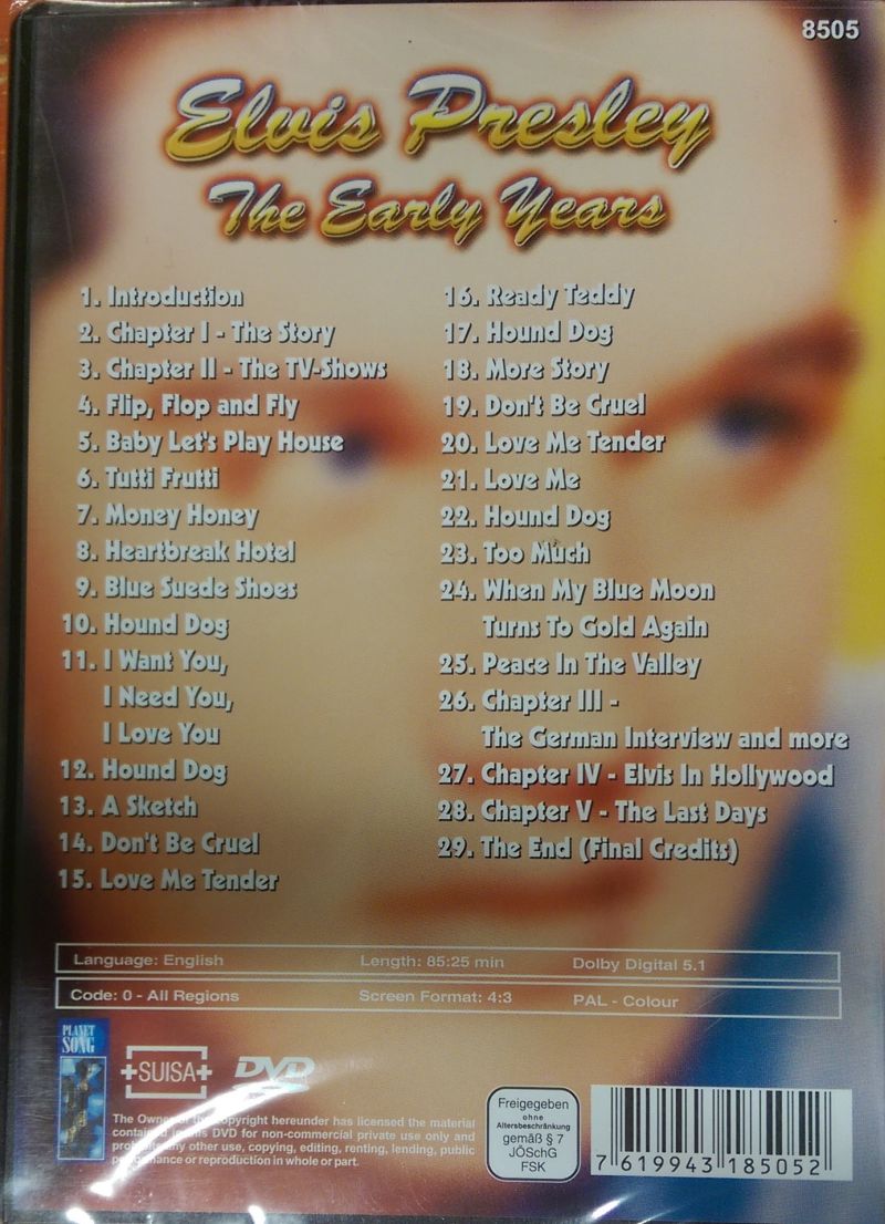 DVD - Elvis Presley - Early Years