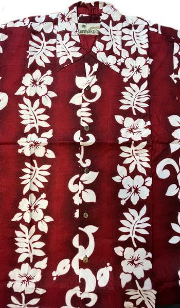 Hawaii - Shirt - Waikiki Red - Gesprenkelt