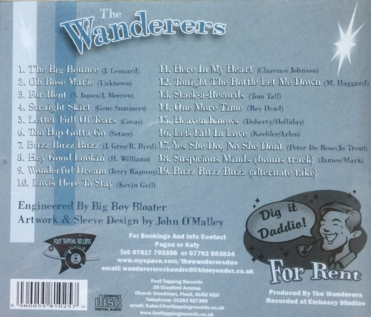 CD - Wanderers - For Rent