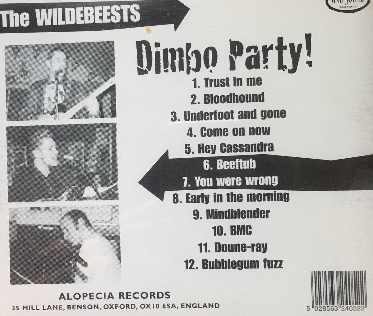 CD - Wildebeests - Dimbo Party