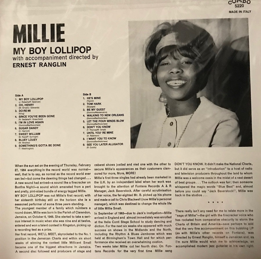 LP - Millie - My Boy Lollipop