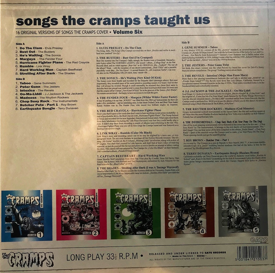 LP - VA - Songs The Cramps Taught Us Vol. 6