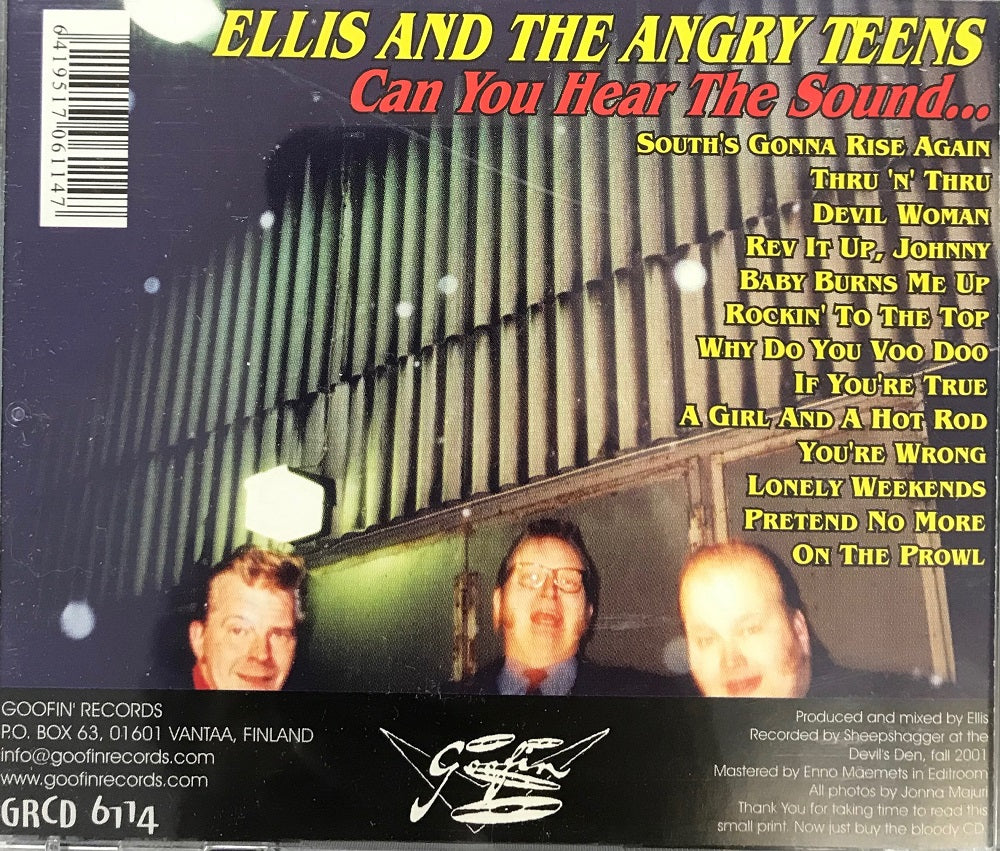 CD - Ellis & The Angry Teens - Can You Hear The Sound