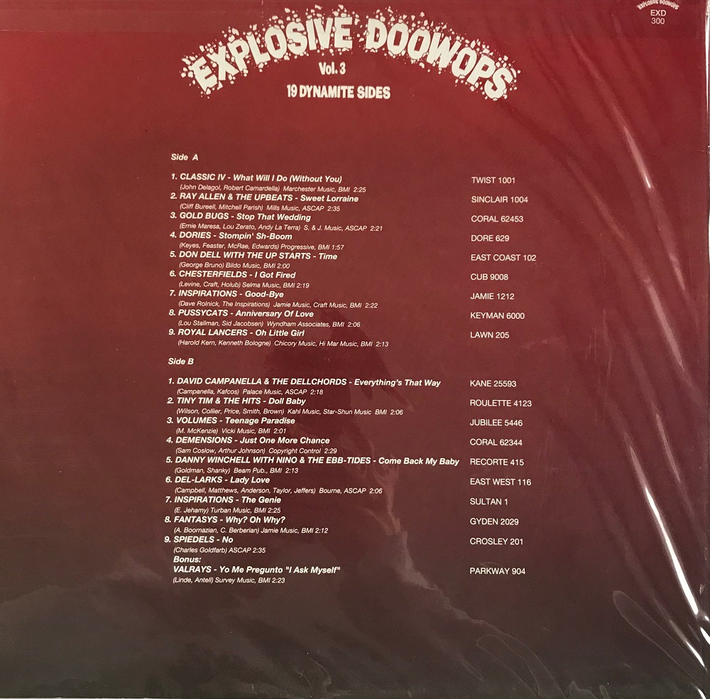 LP - VA - Explosive Doowops Vol. 3