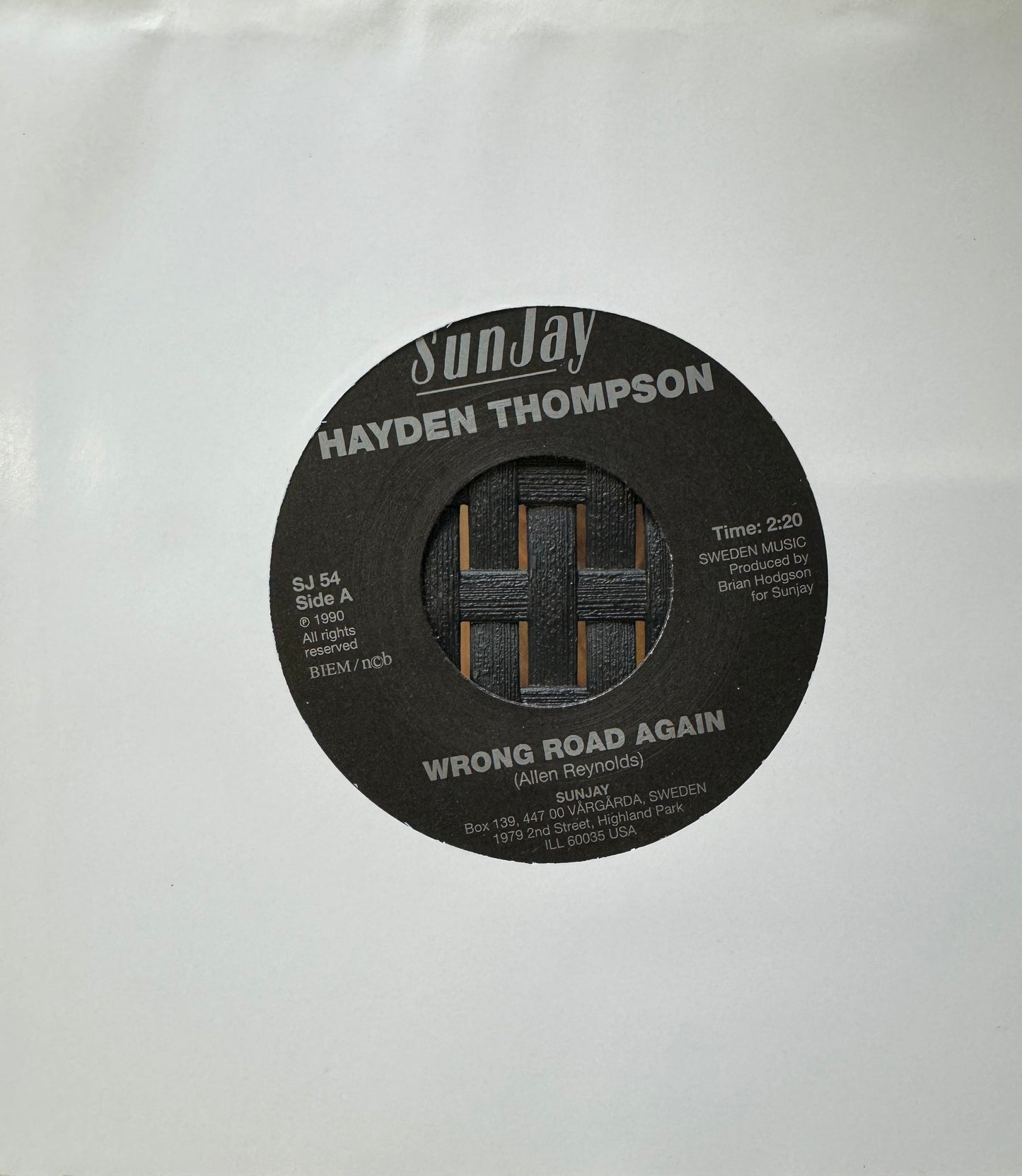 Single - Hayden Thompson - Wrong Road Again, Pretty Little Love Song, Fried Chicken