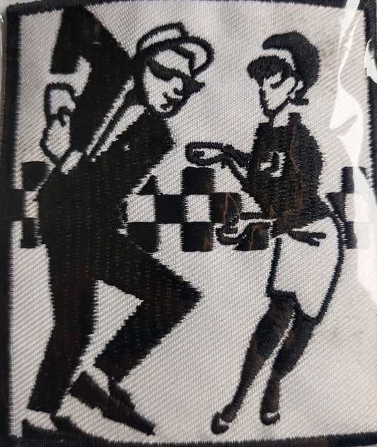 Aufnäher - Ska 2 Schwarz-Weiß