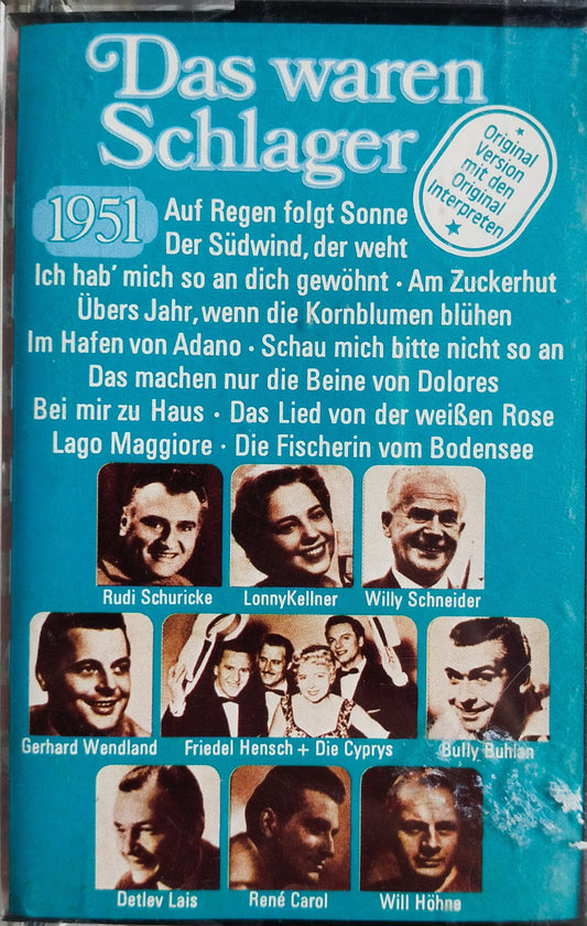 Musikkassette - VA - Das waren Schlager 1951