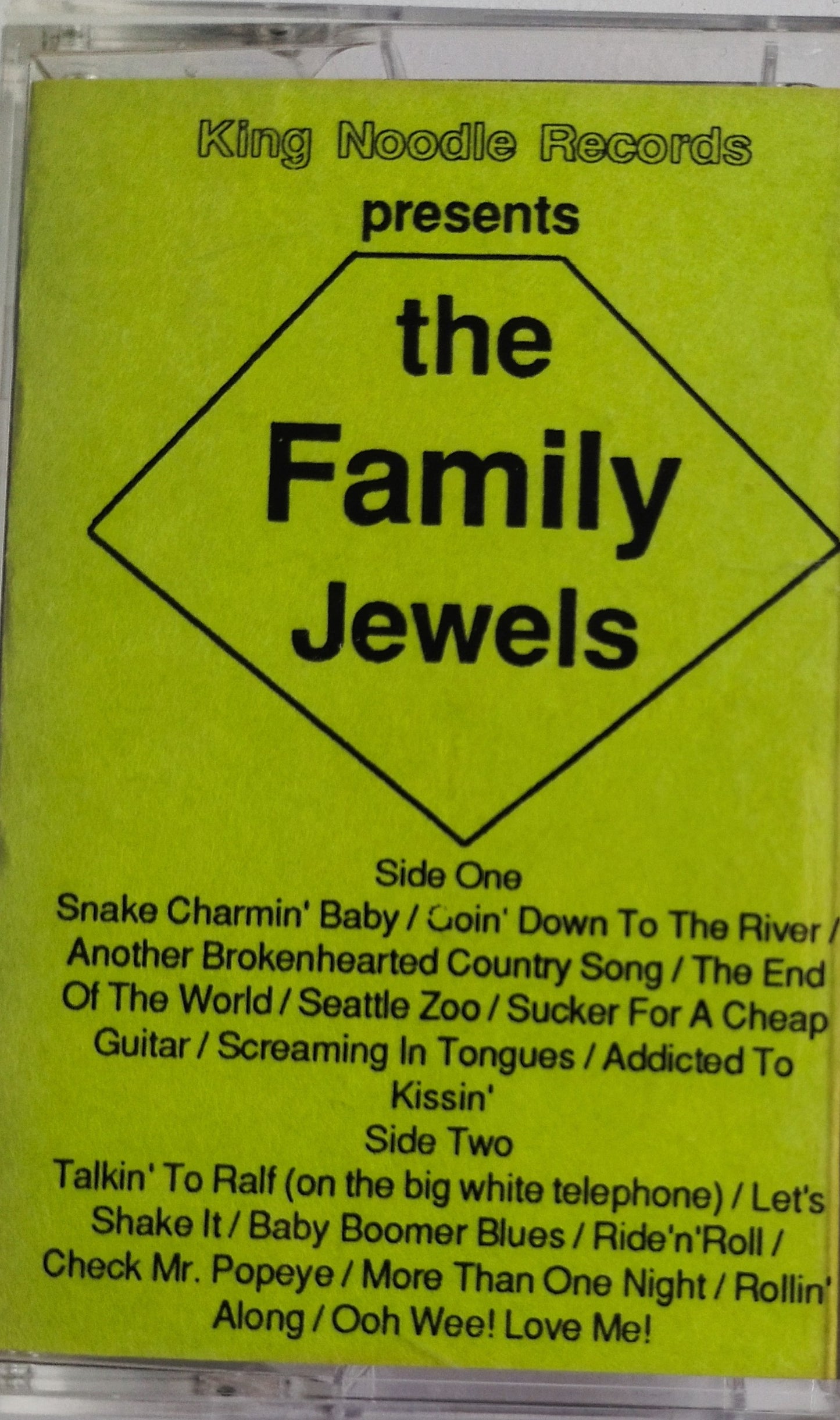 Musikkassette - The Family Jewels -  Volume 1, King Noodle´s Best, Weirdest, And, Rarest