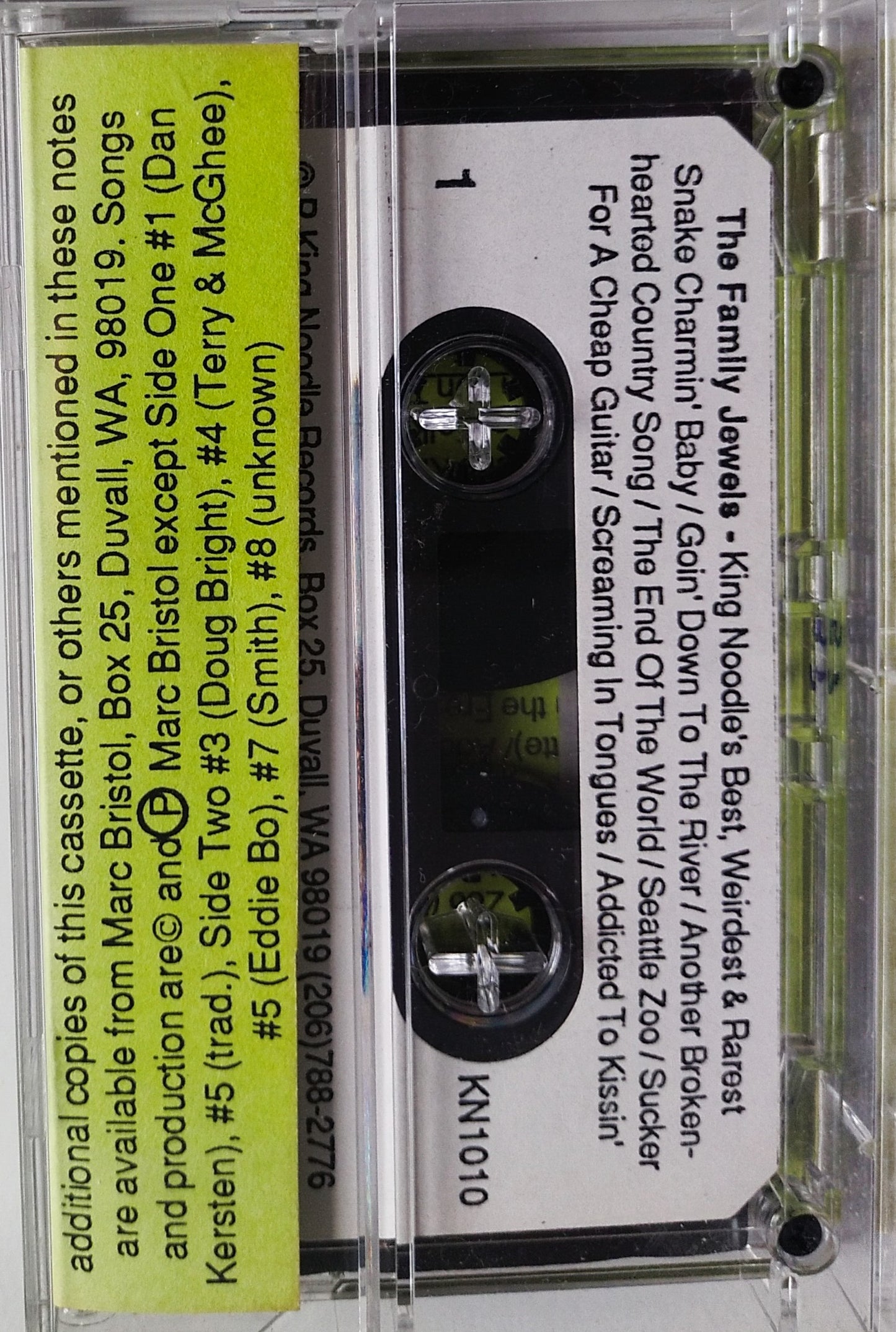 Musikkassette - The Family Jewels -  Volume 1, King Noodle´s Best, Weirdest, And, Rarest