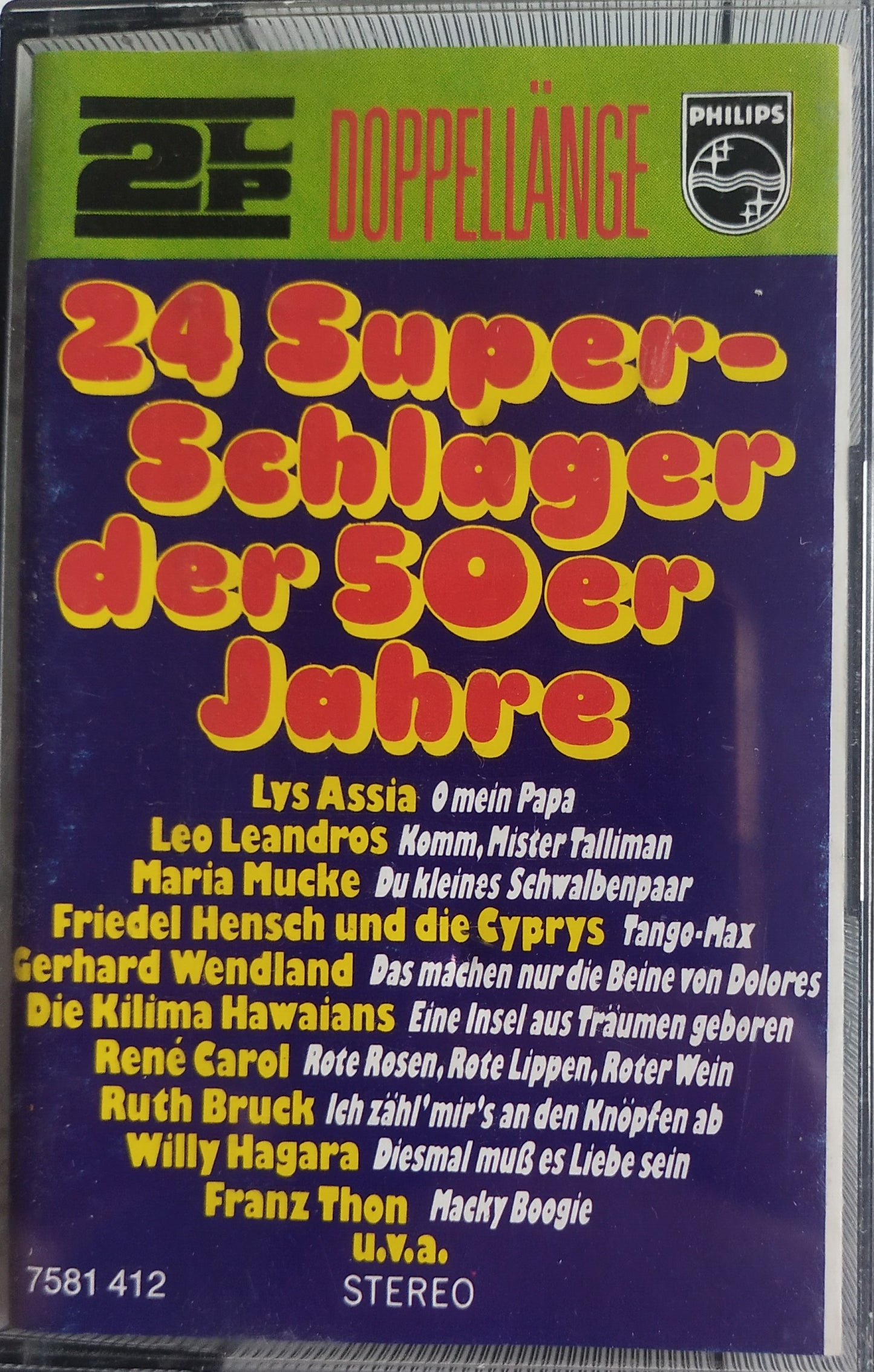 Musikkassette - VA - 24 Super-Schlager der 50er Jahre