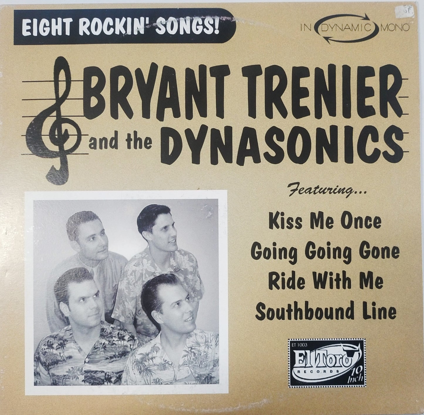 2H - 10inch - Bryant Trenier & The Dynasonics - Eight Rockin' Songs