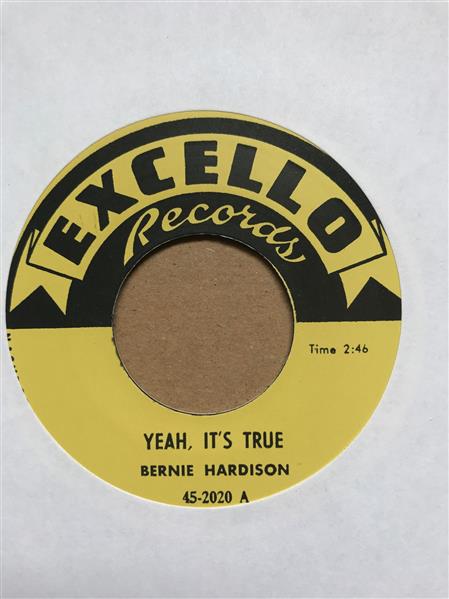 Single - Bernie Hardison - Love Me Baby / Yeah, It's True