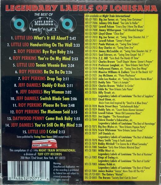 CD - VA - Legendary Labels Of Louisiana - Meladee