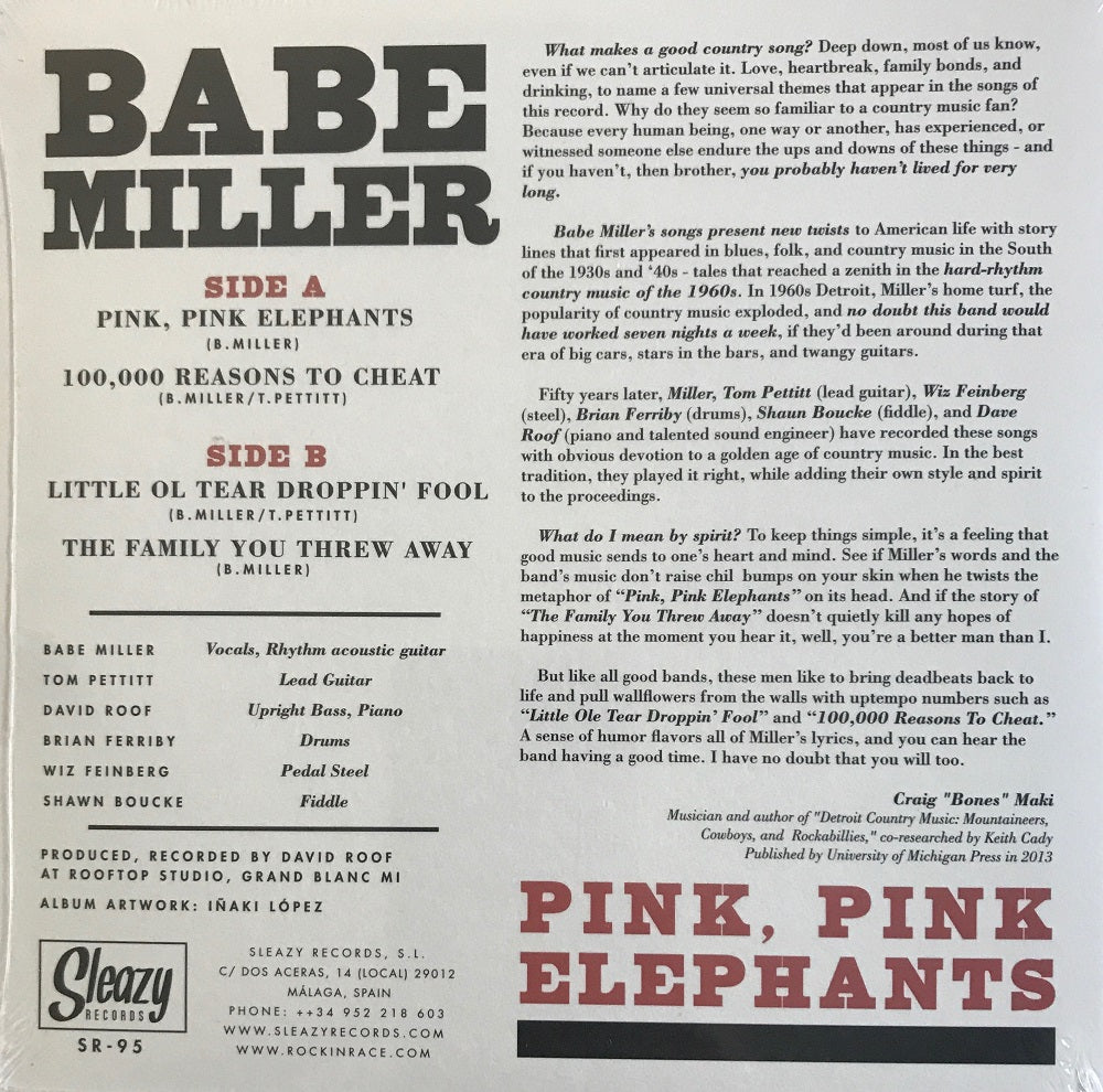 Single - Babe Miller - Pink, Pink Elephants