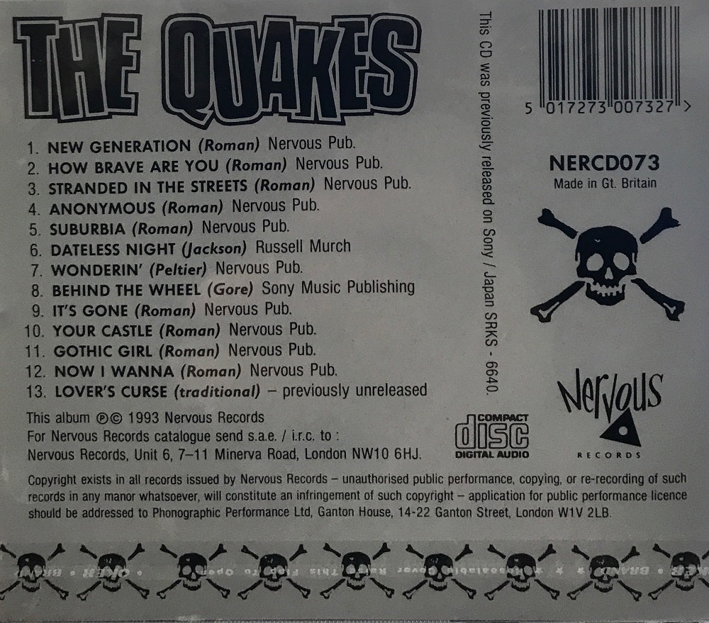 CD - Quakes - New Generation