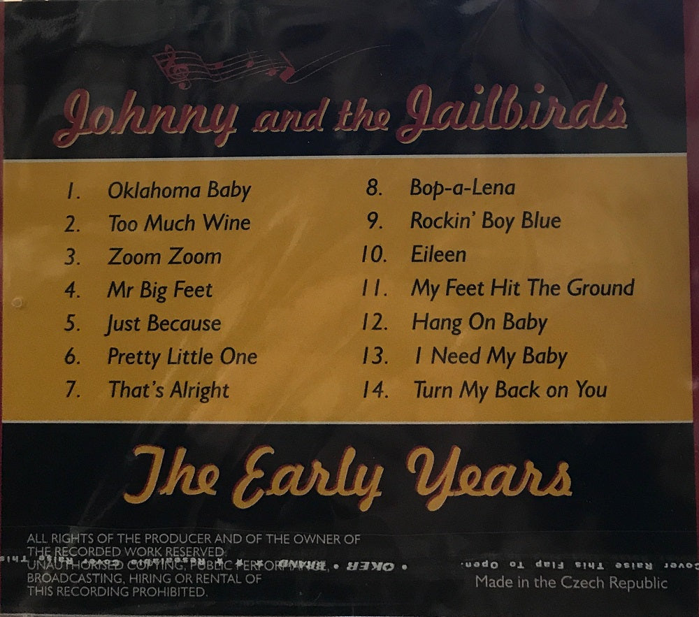 CD - Johnny & the Jailbirds - The early Years