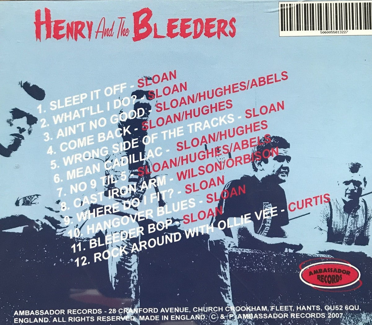 CD - Henry & The Bleeders - Those Teenage Bleeders