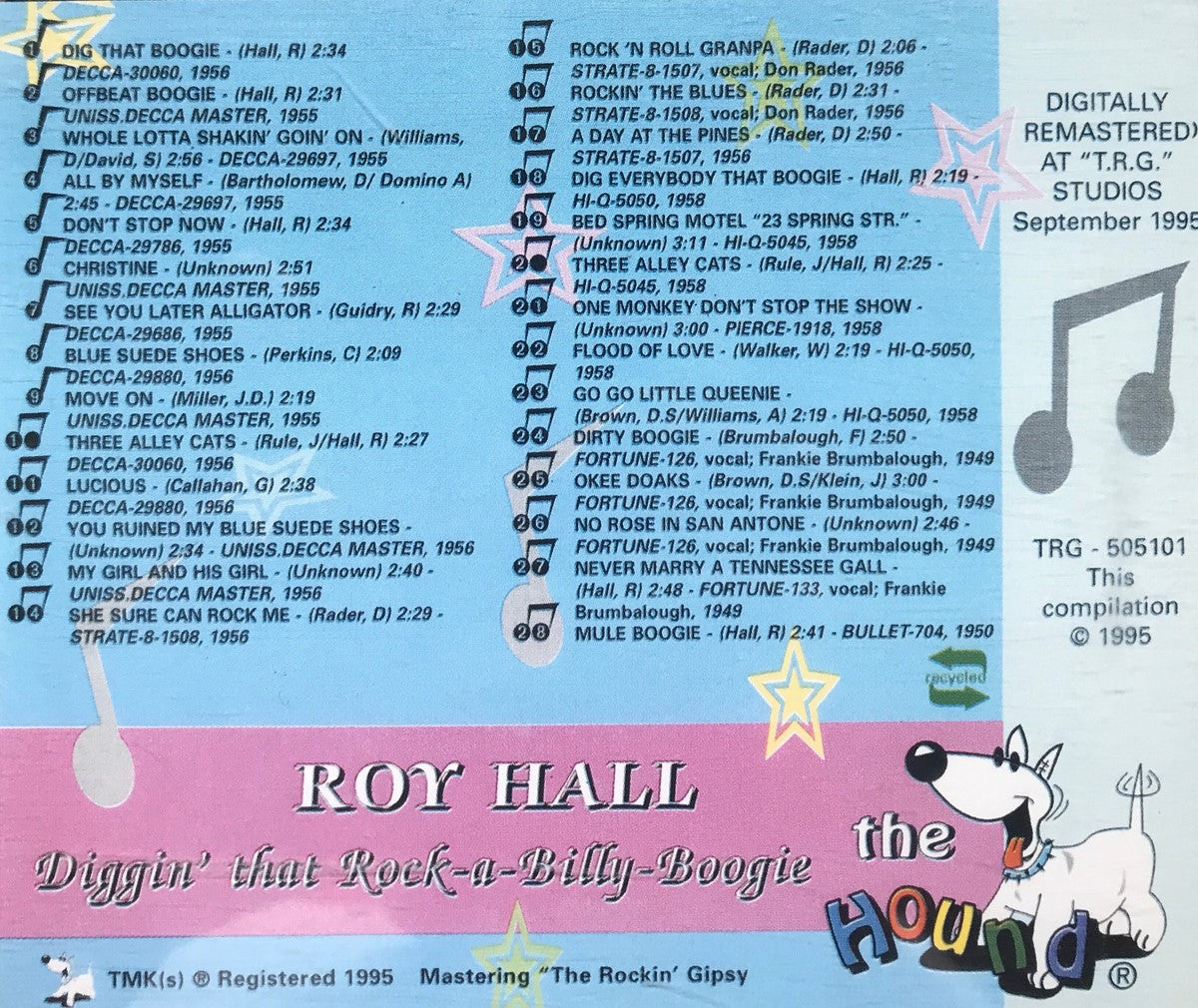 CD - Roy Hall - Diggin That Rock-A-Billy-Boogie