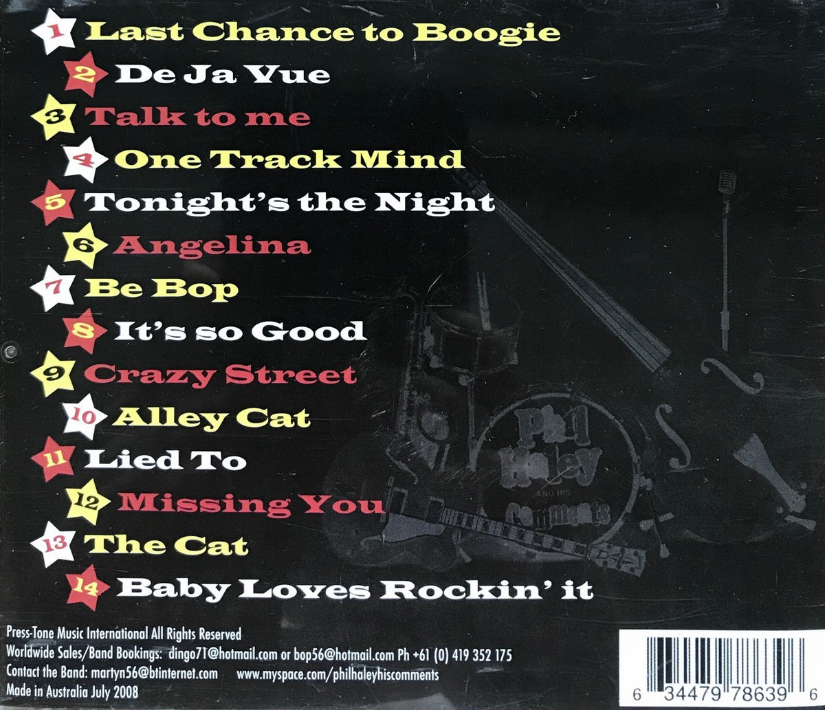 CD - Phil Haley & His Comments - Last Chance To Boogie!