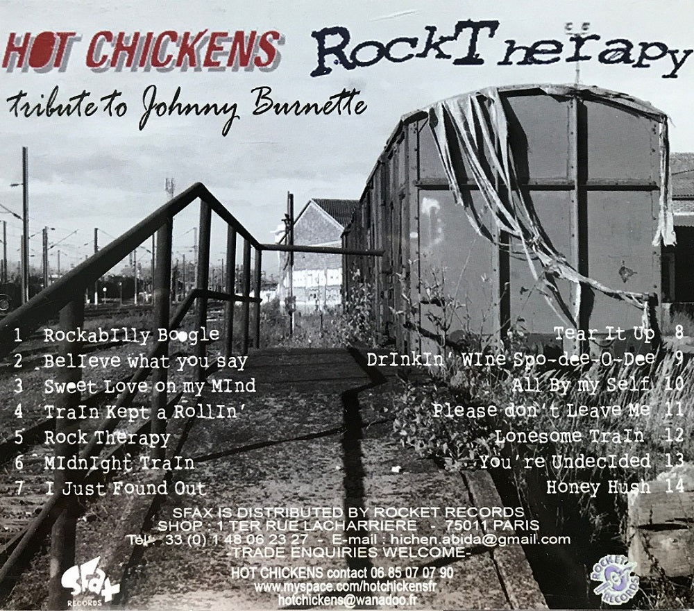 CD - Hot Chickens - Rock Therapy / A Tribute To Johnny Burnette