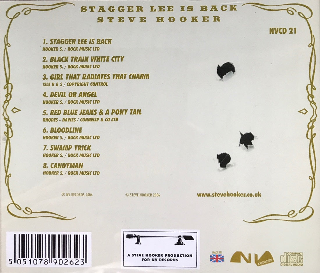 CD - Steve Hooker - Stagger Lee Is Back