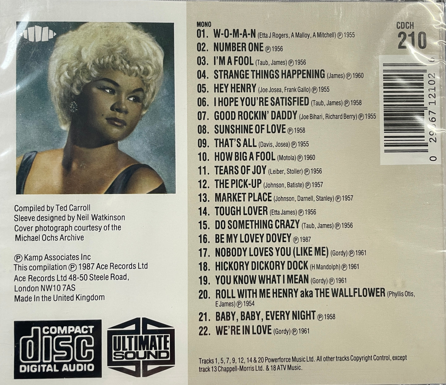 CD - Etta James - R And B Dynamite