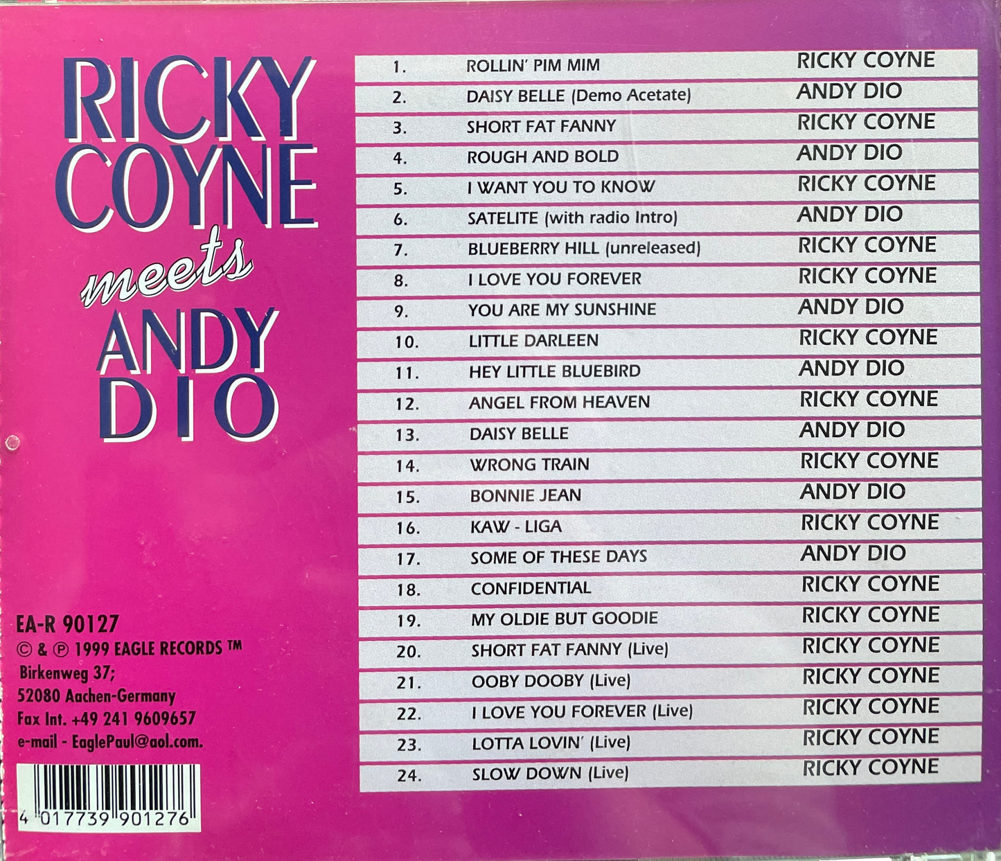 CD - Ricky Coyne - Meets Andy Dio