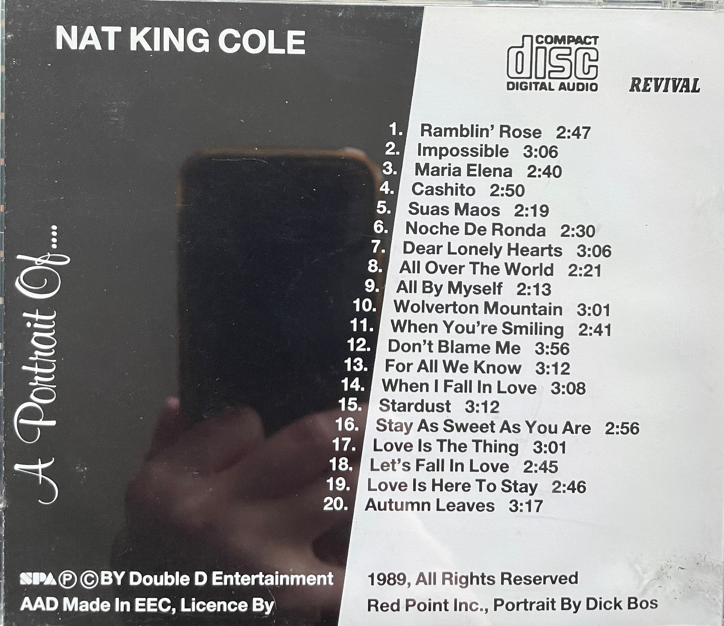 CD - Nat King Cole - A Portrait Of