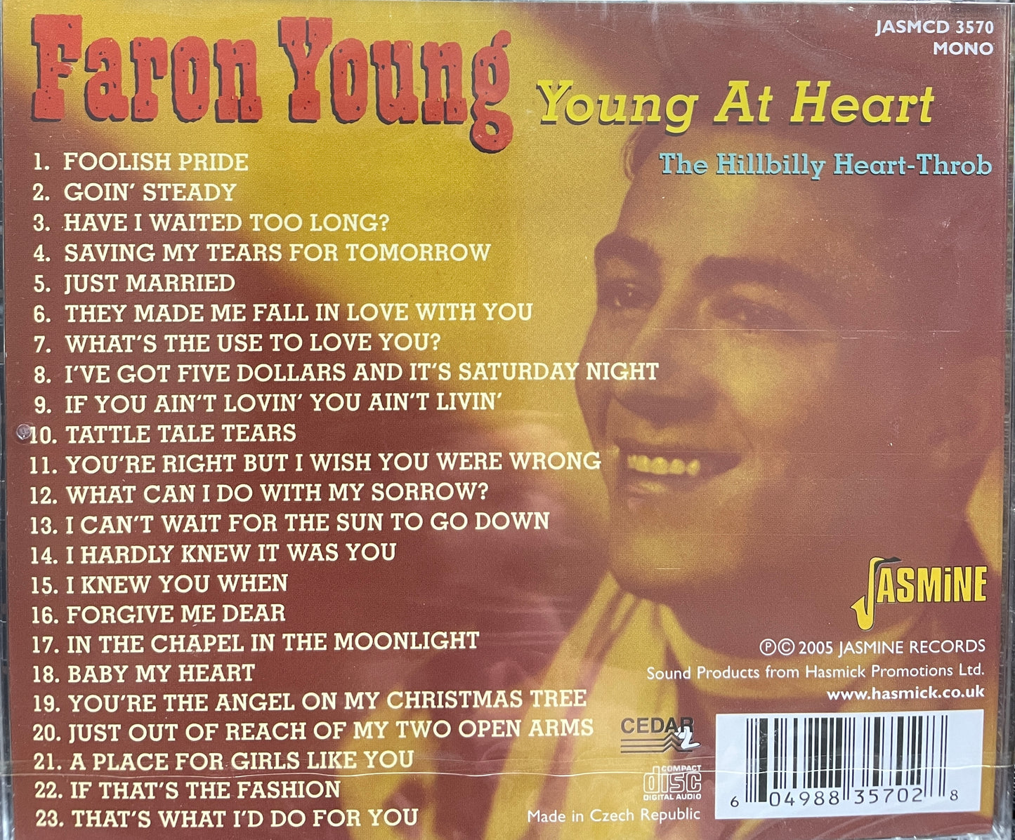 CD - Faron Young - Young At Heart