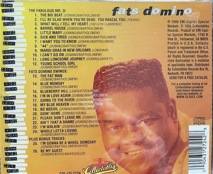 CD - Fats Domino - Fabulous Mr. D, The - Fats Domino Swings