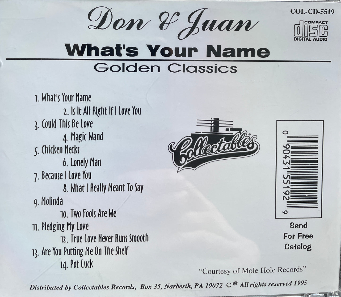 CD - Don & Juan - What's Your Name - A Golden Classics Edition