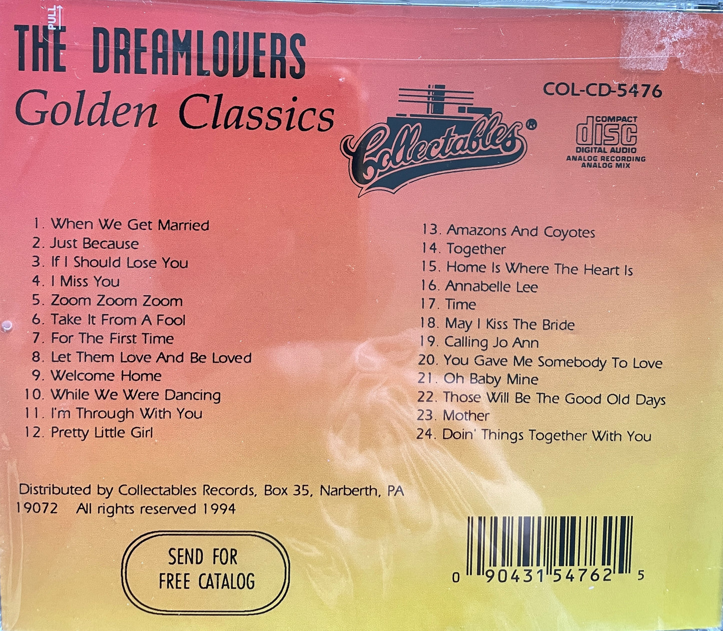 CD - Dreamlovers - Golden Classics Edition