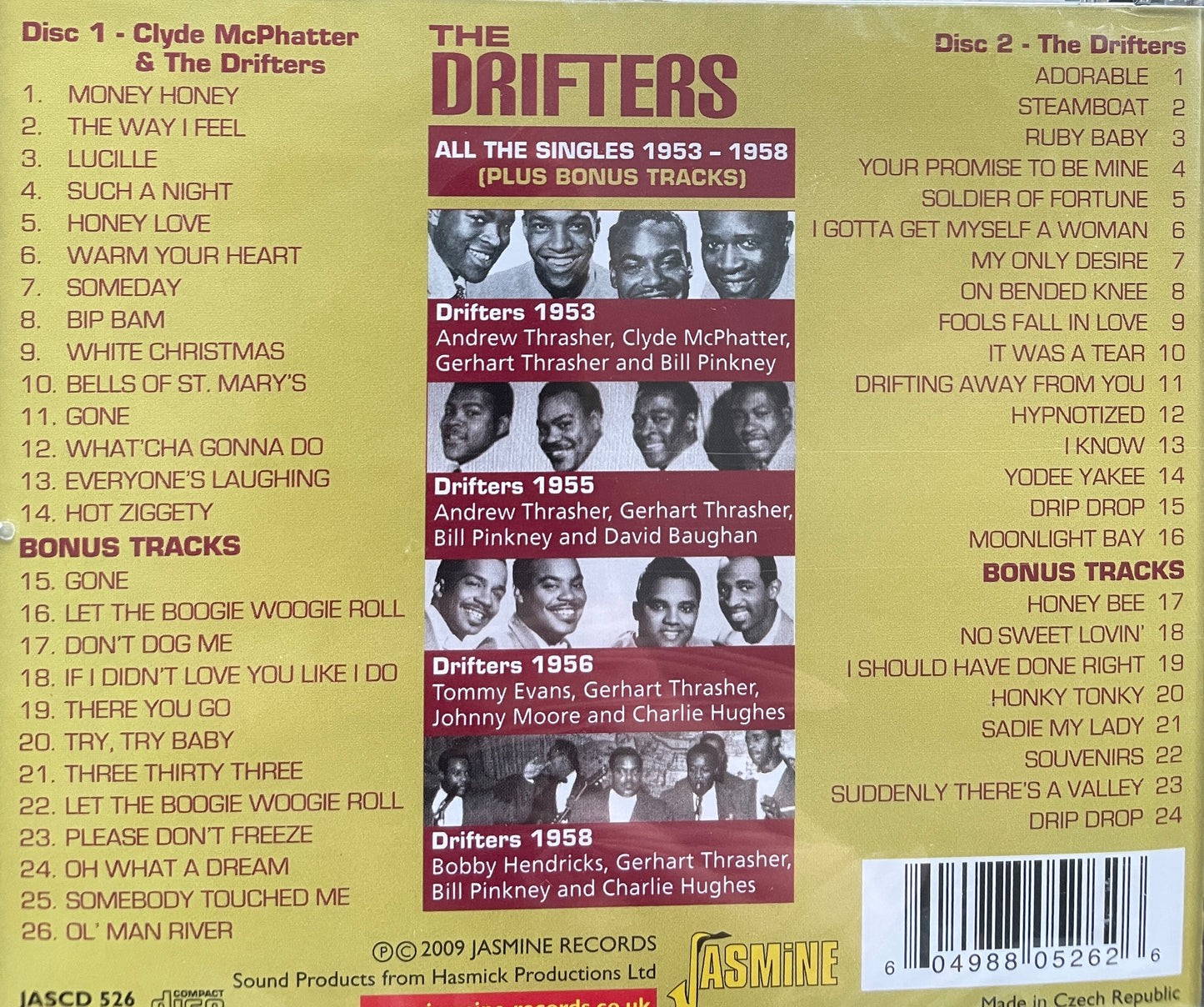 CD-2 - Drifters - All The Singles 1953 - 1958