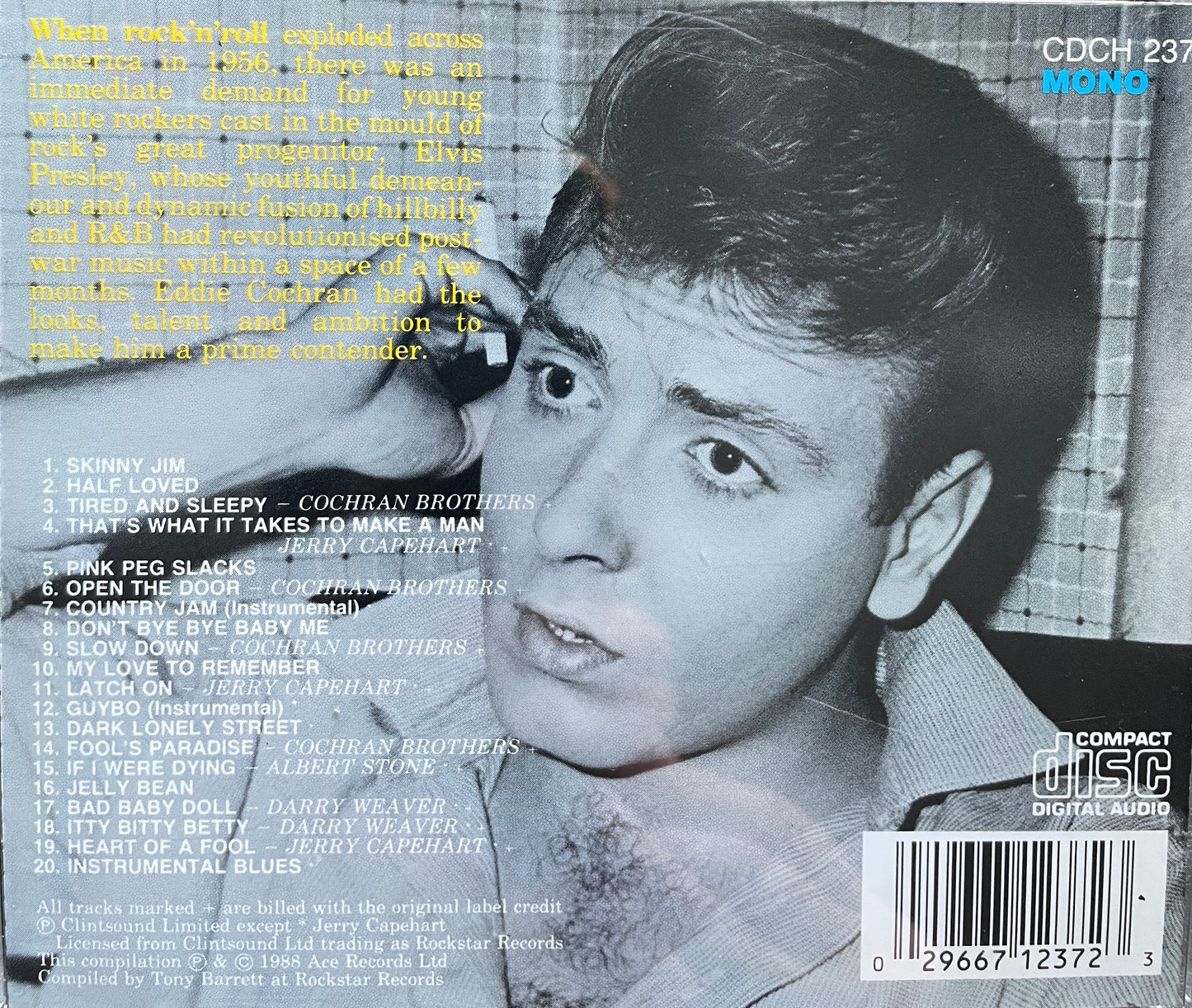 CD - Eddie Cochran - Early Years