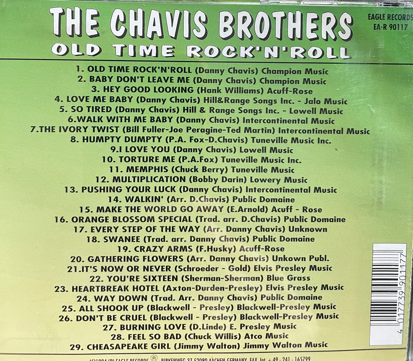 CD - Chavis Brothers - Old Time Rock'n'Roll