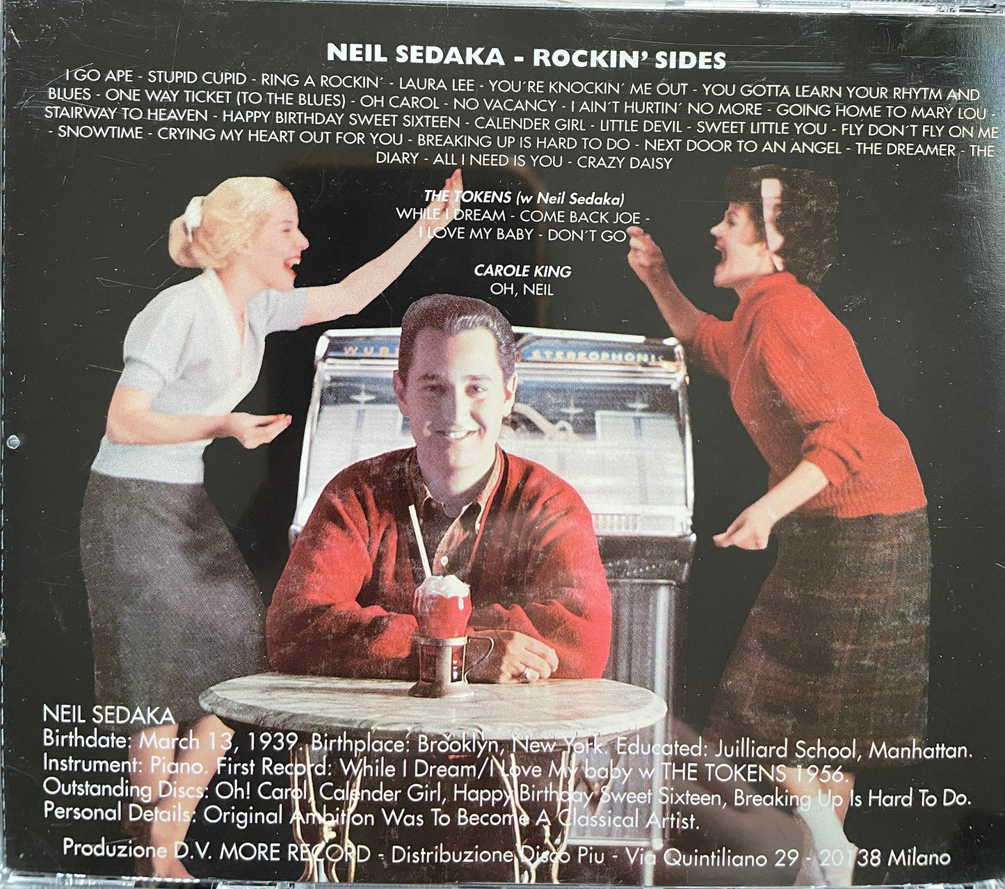 CD - Neil Sedaka - Rockin' Sides 1956 - 1963