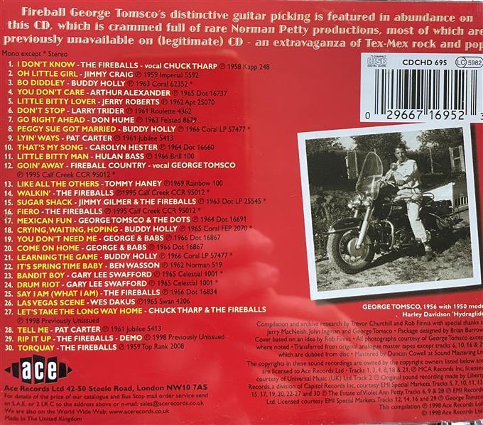 CD - VA - George Tomsco - The Tex Mex Fireball