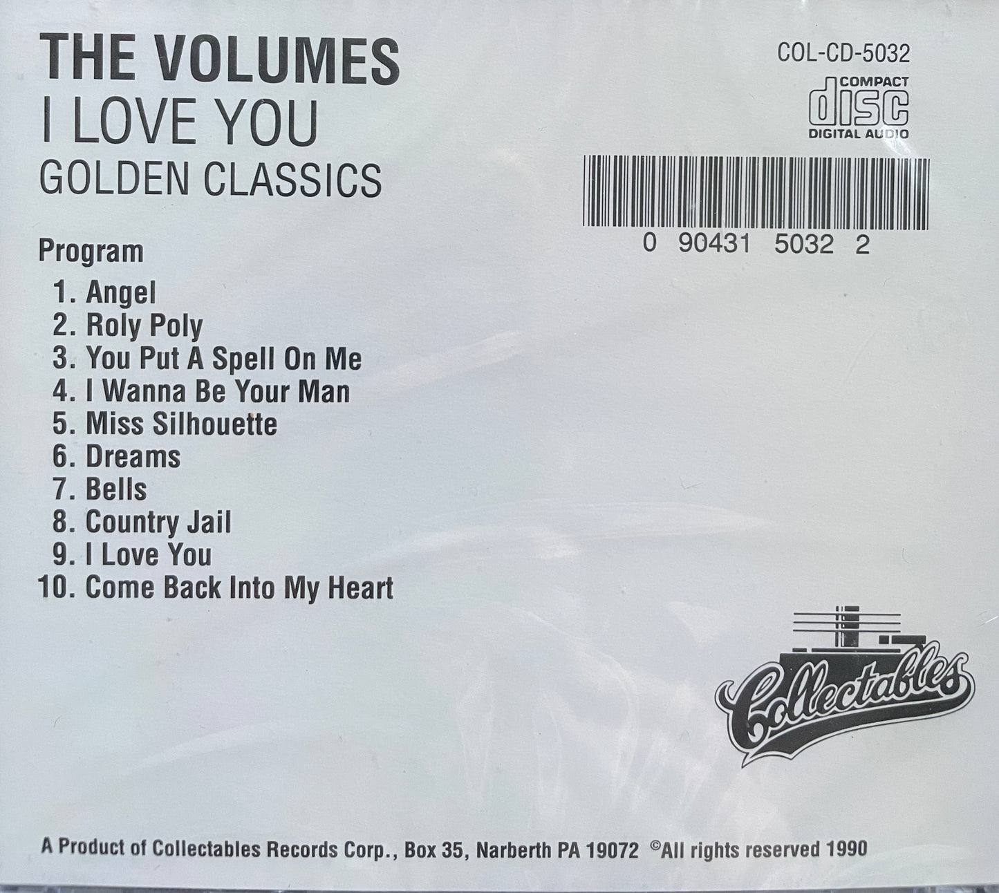 CD - Volumes - I Love You - Golden Classics