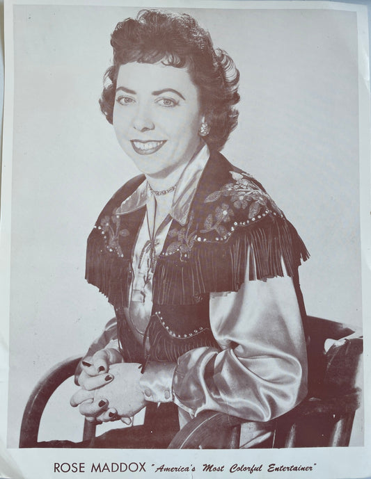 Autogramm-Foto - Rose Maddox