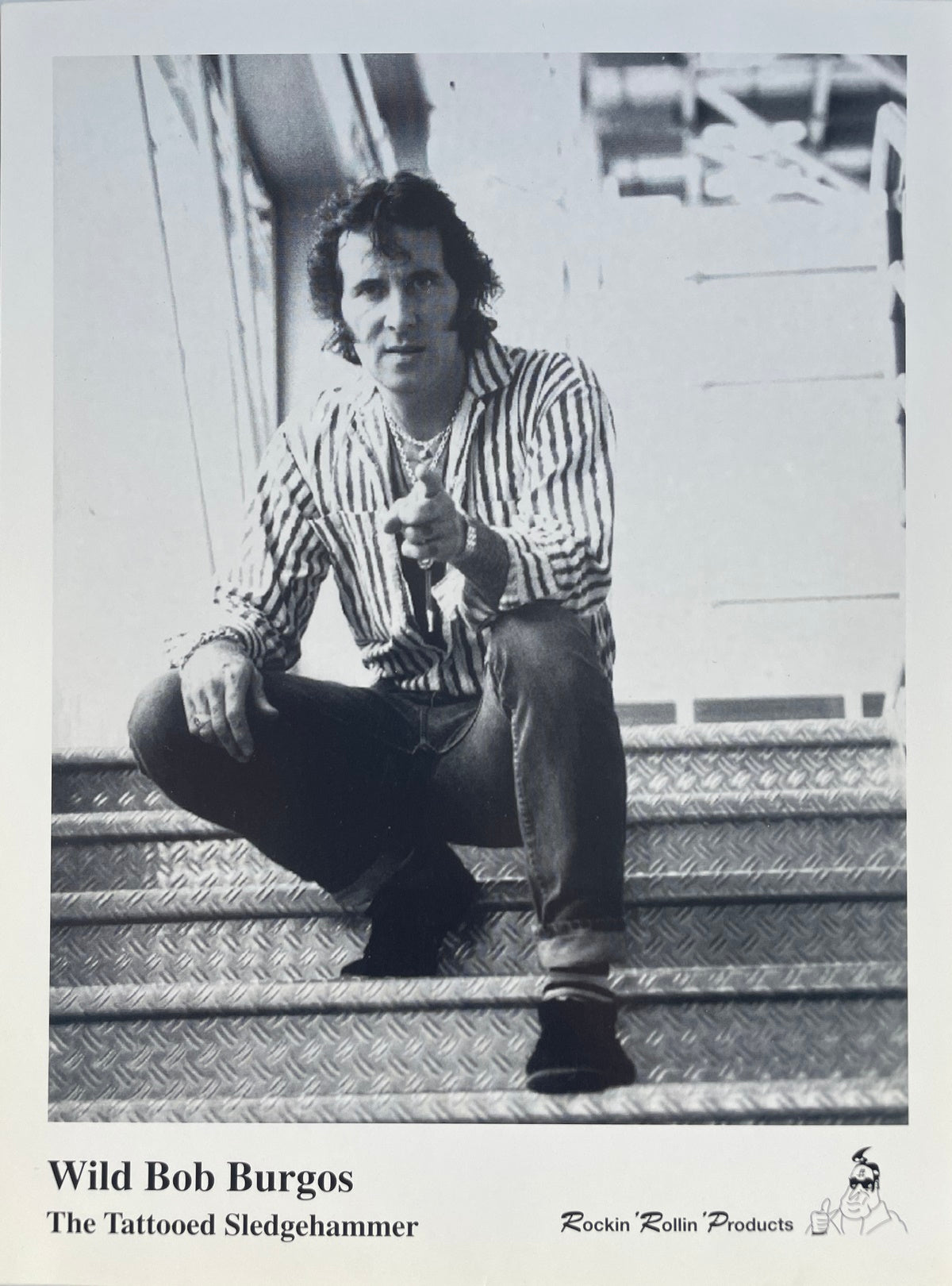 Autogramm-Foto - Wild Bob Burgos - 'Forever Rockin''