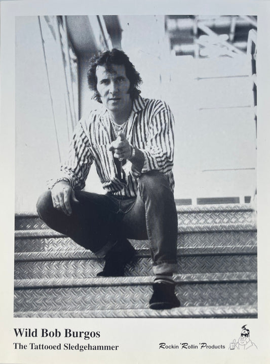 Autogramm-Foto - Wild Bob Burgos - 'Forever Rockin''