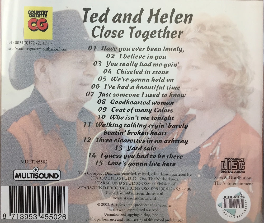 CD - Ted & Helen - Close Together