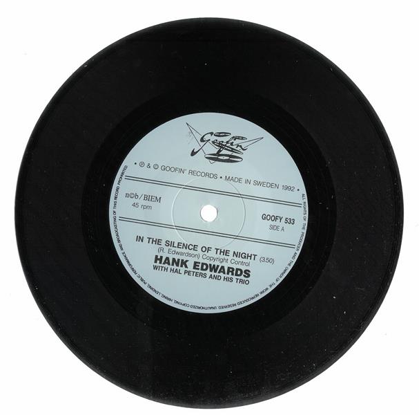 Single - Hank Edwards - In The Silence Of The Night, I Wish I Had A Nickel