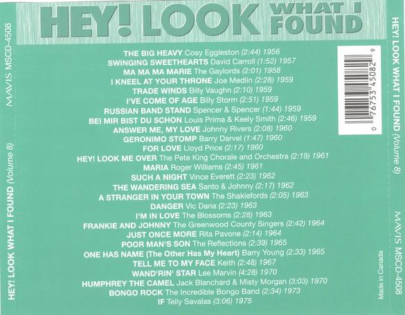 CD - VA - Hey! Look What I Found Vol. 8