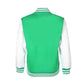 College-Jacke - grün - weiß