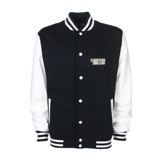 College-Jacke - Busters Maldita - black-white