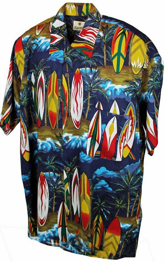 Hawaii - Shirt - Jungle Surf, Blue