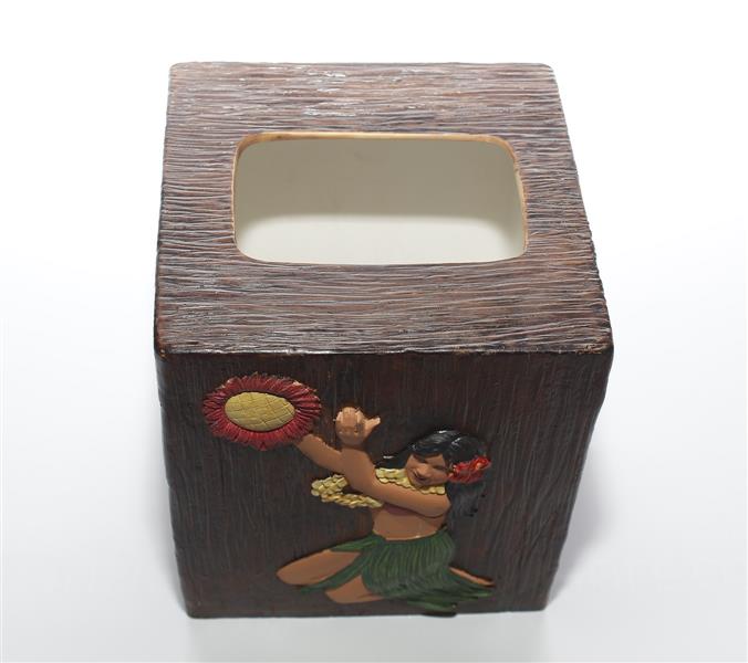 Tissue Box Cover - Hula Girl