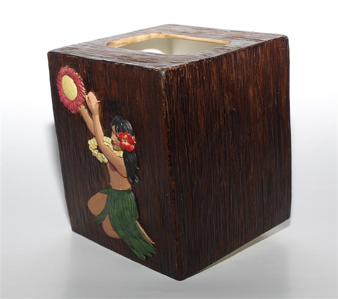 Tissue Box Cover - Hula Girl