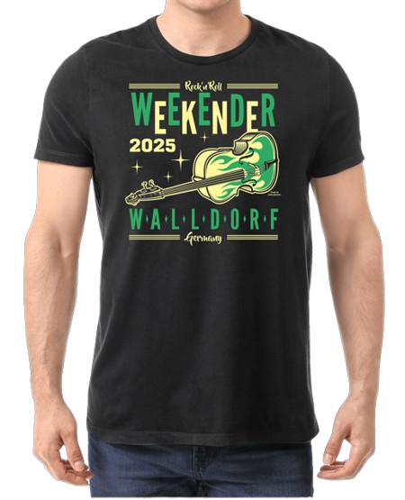 T-Shirt - Walldorf Weekender Kontrabass 2025 (Schwarz)